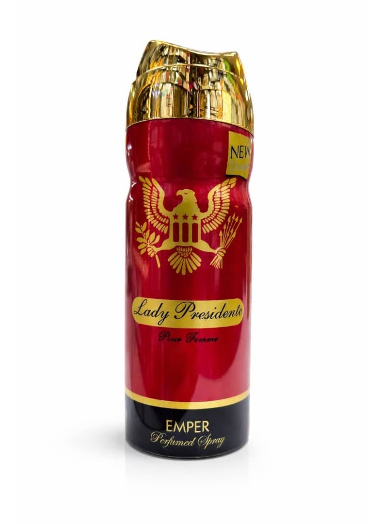 Lady President Deodorant Spray 200ml